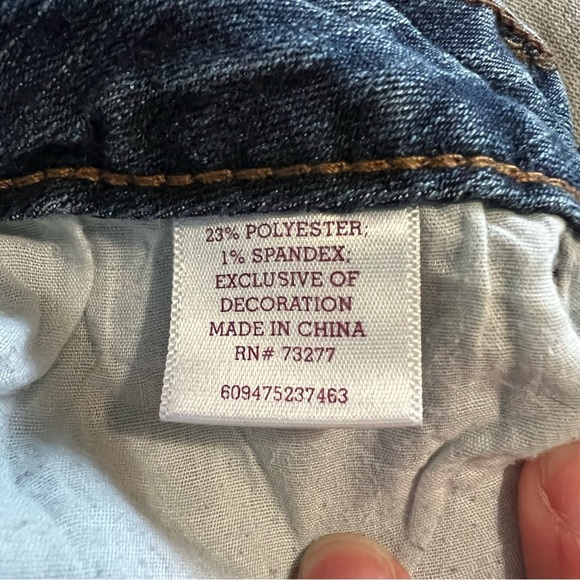 SO Blue Boot Cut Jeans with Vintage Wash - Picture 5 of 5